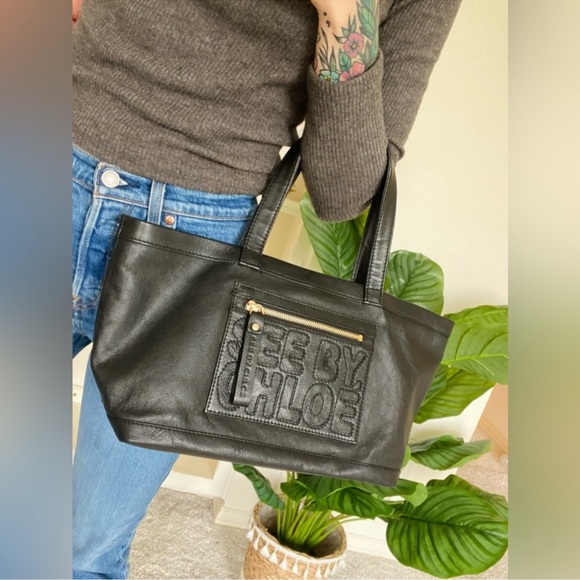 See by Chloe Black Leather Tote - Picture 5 of 5